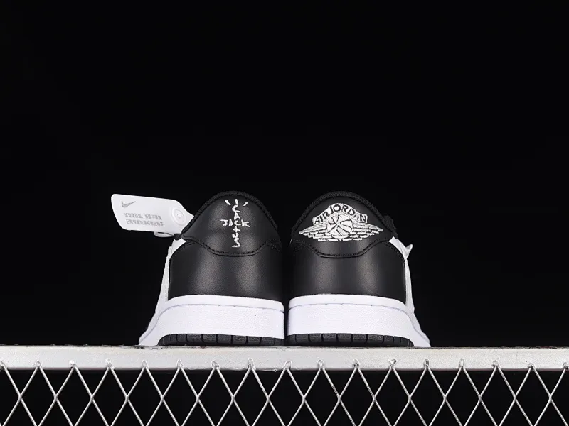 All Categories Air Jordan Jordan series basketball shoes Air Jordan 1 Low Travis Scott x Air Jordan 1 Low OG AJ1 Joe 1 black and white overhead low-top basketball shoes DM7866-007
